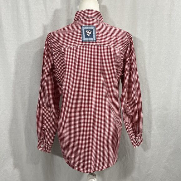 VTG Quizz Again Embroidered Shirt Sz. Small Country Apple Picking Check Plaid - Picture 10 of 15